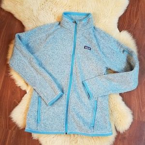 USED Patagonia Blue Better Sweater Full Zip